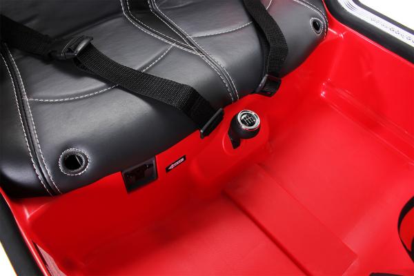 Kinder Elektroauto BMW Mini Beachcomber XXL Lizenziert 2 Personen Rot - Elektro Auto Elektroauto Kinderauto